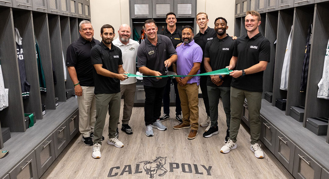 Cal Poly Wrestling Locker Room